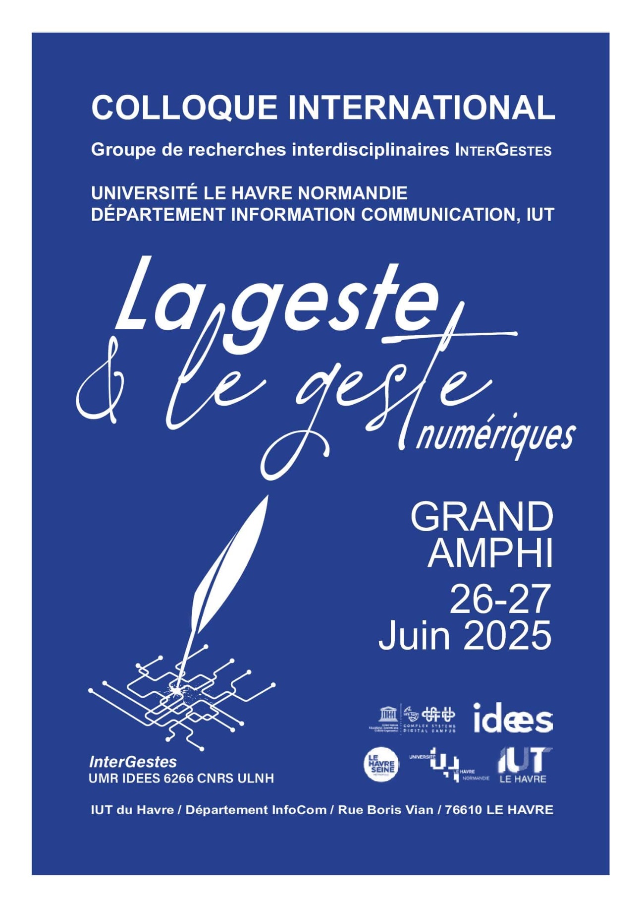 La geste et le geste numériques (Le Havre)