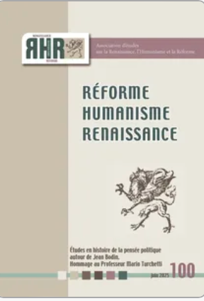 Réforme, Humanisme, Renaissance, 2025/1 N° 100 :