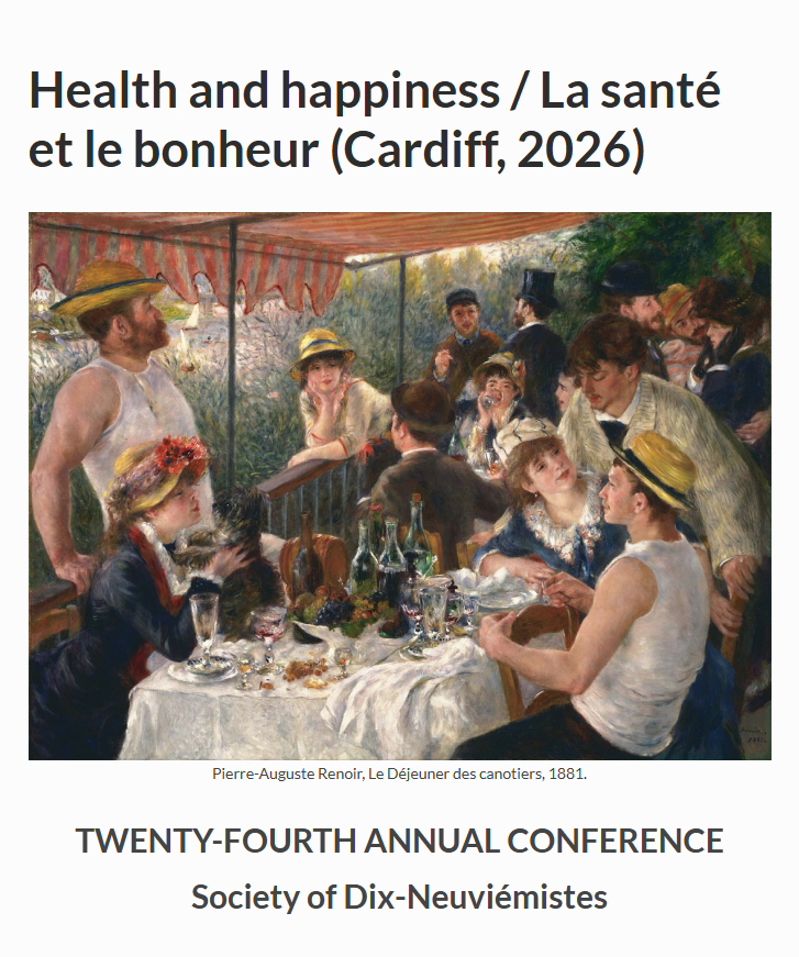 Health and happiness / La santé et le bonheur (Cardiff, 2026)