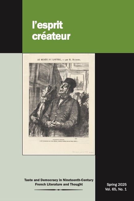 L'Esprit Créateur, vol. 65-1 :