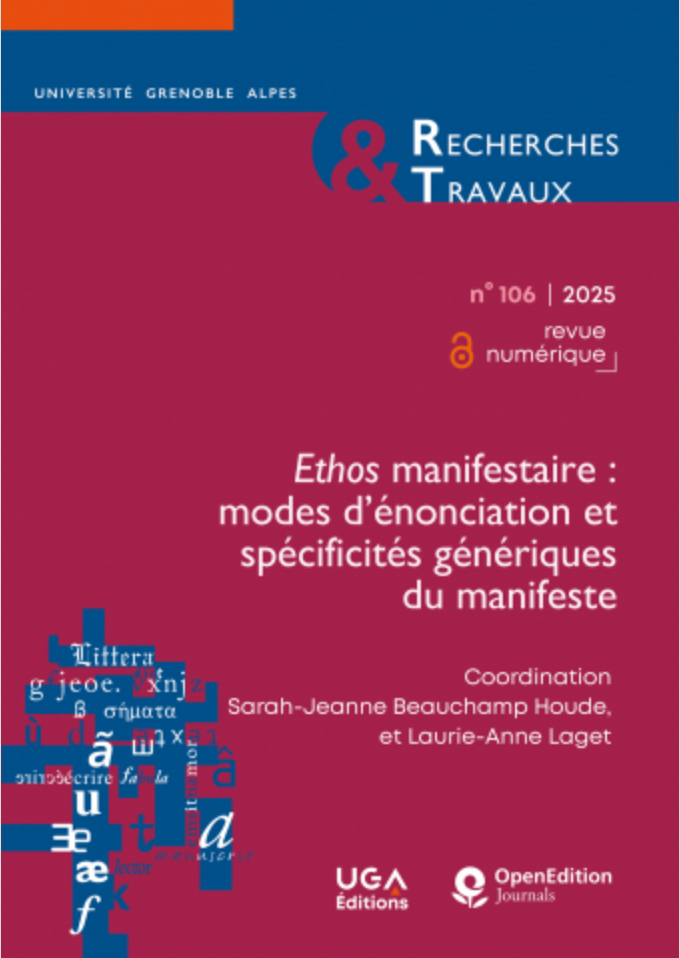 Recherches & travaux, n° 106 | 2025 :