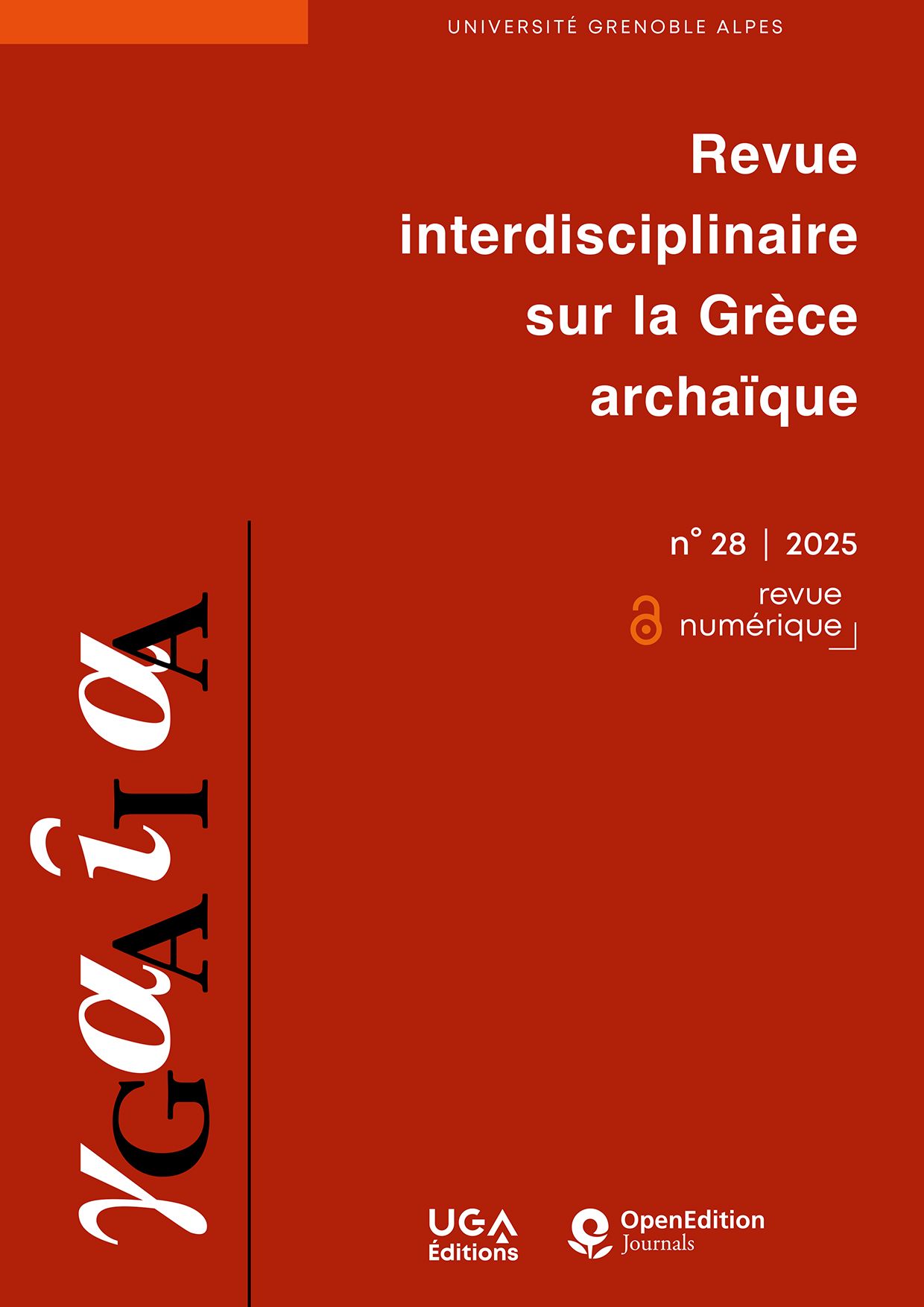 Gaia n° 28 / 2025 : “Varia. Entre guerre et danse en Grèce archaïque” (dir. Olivier Mariaud, Rémi Saou, Romain Mathan, Nadine Le Meur-Weissman)