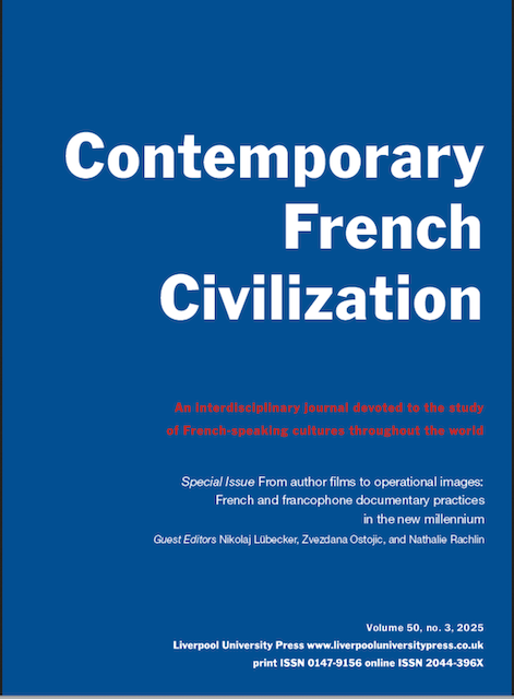 Contemporary French Civilization, vol. 50-3 :