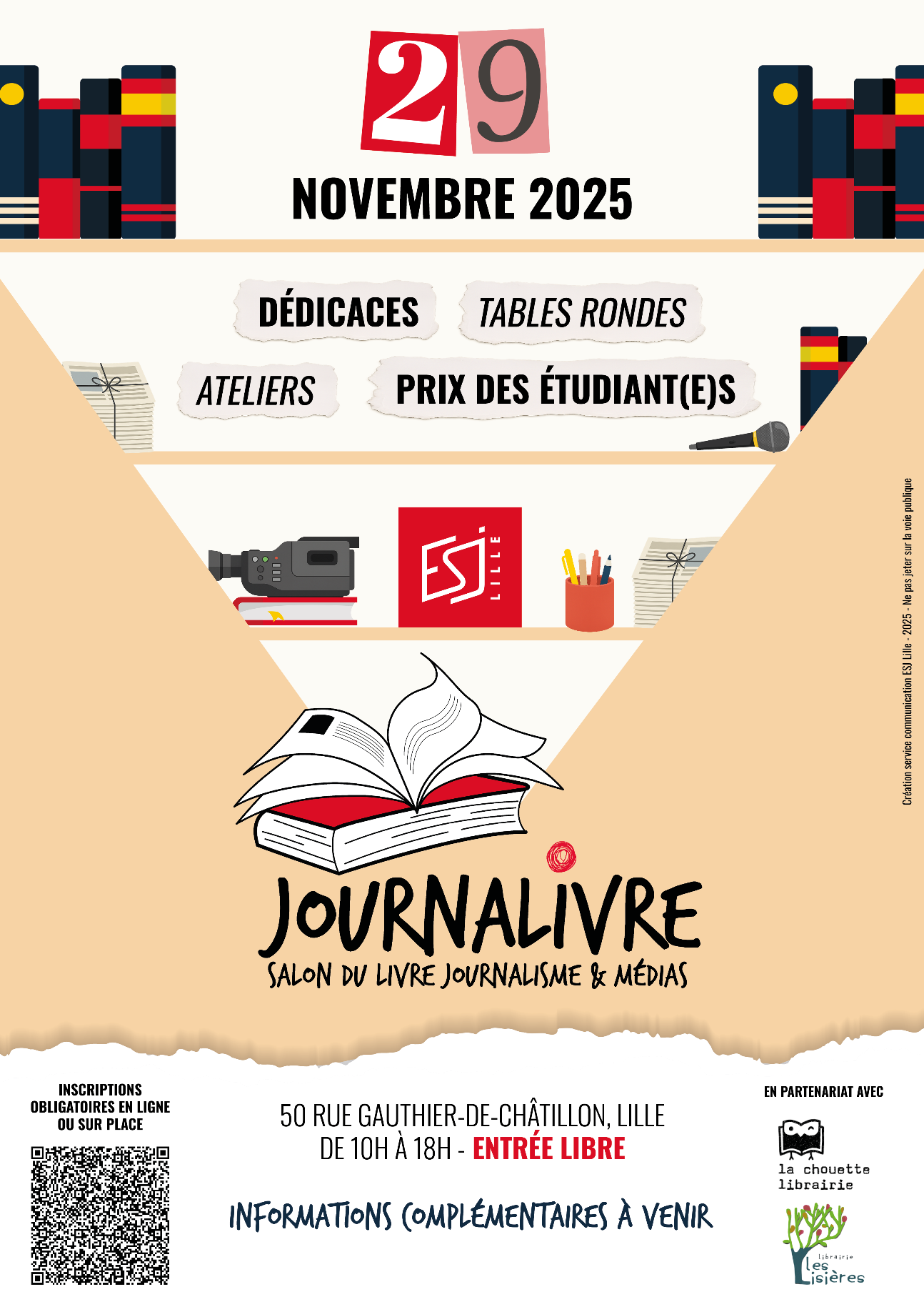 Journalivre, salon du livre journalisme et médias (Lille)