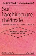 Matthias Langhoff, Sur l'architecture théâtrale (Genève, Rennes, Bruxelles, Lascaux)