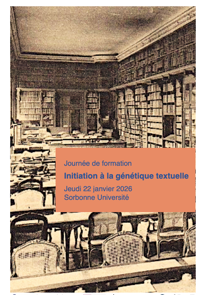 Journée d'initiation à la génétique textuelle (Sorbonne)