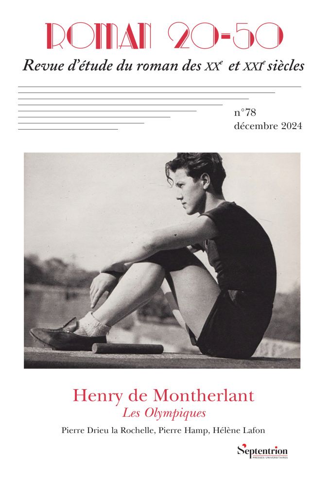 Roman 20-50, n° 78 : Henry de Montherlant, Les Olympiques