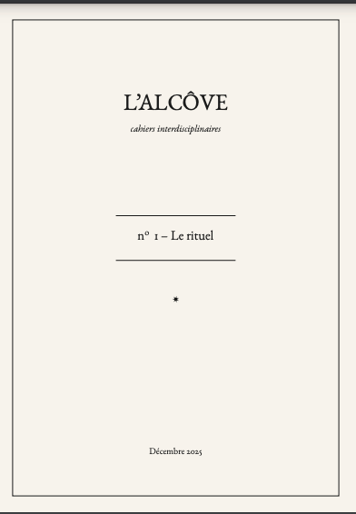 L’alcôve – Cahiers interdisciplinaires, n° 1 : 