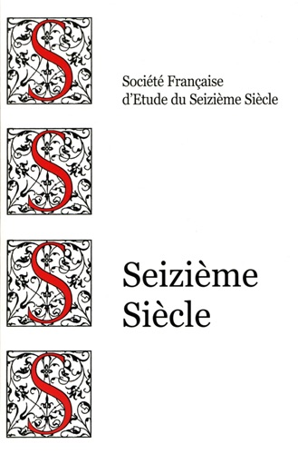Seizième siècle, n° 26, printemps 2025