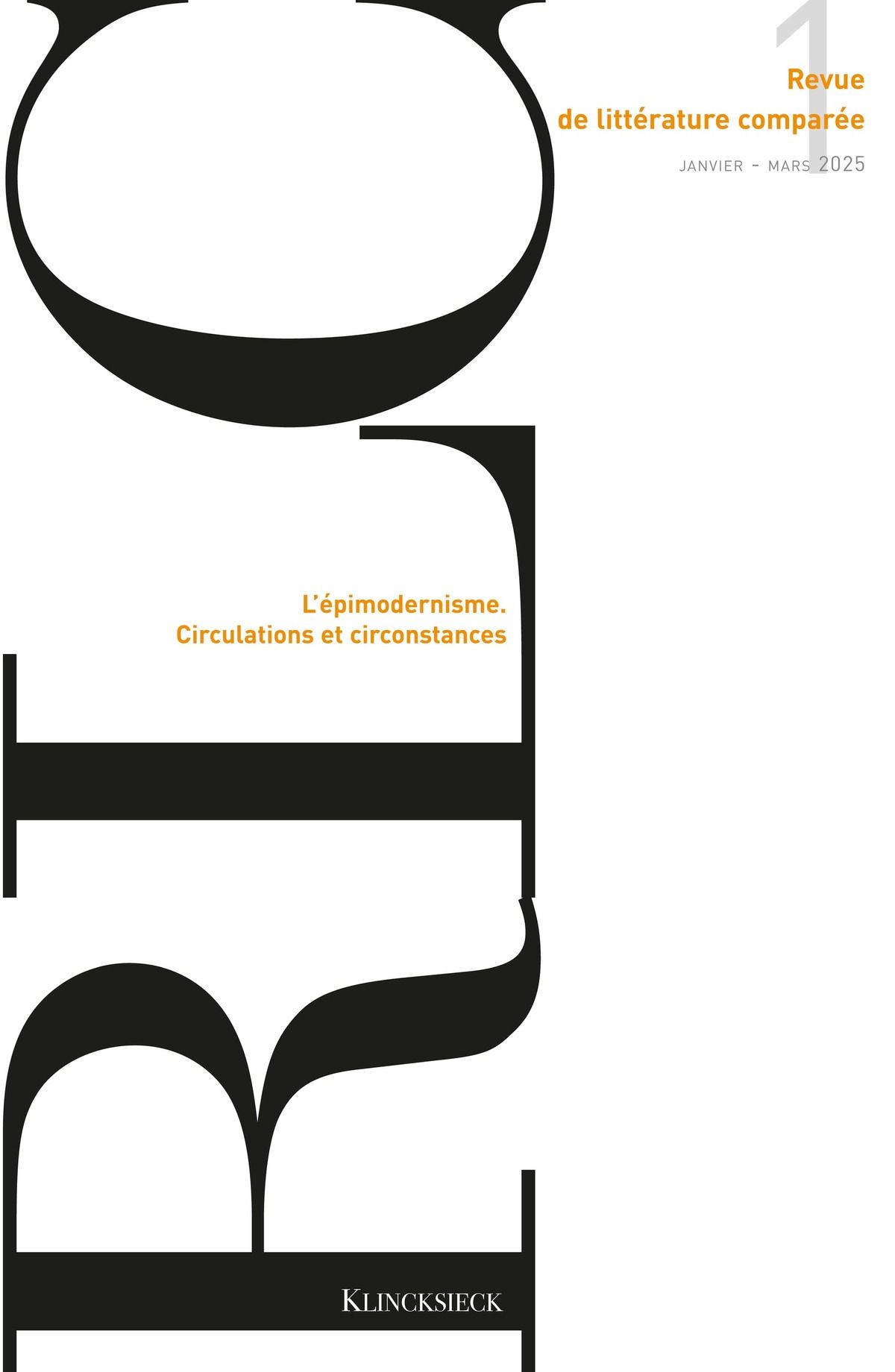 Revue de littérature comparée, 2025/1 nº 393 : 