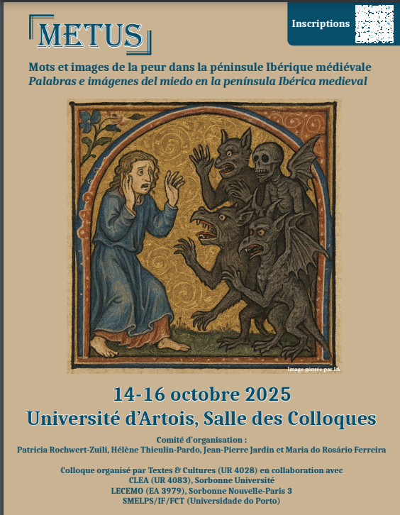 Mots et images de la peur dans la péninsule Ibérique médiévale (Colloque METUS, Arras)