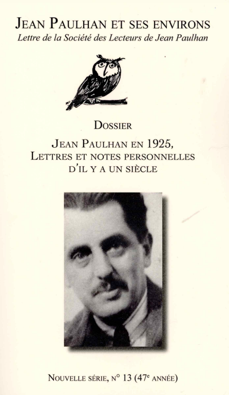 Jean Paulhan et ses environs, n° 13 :