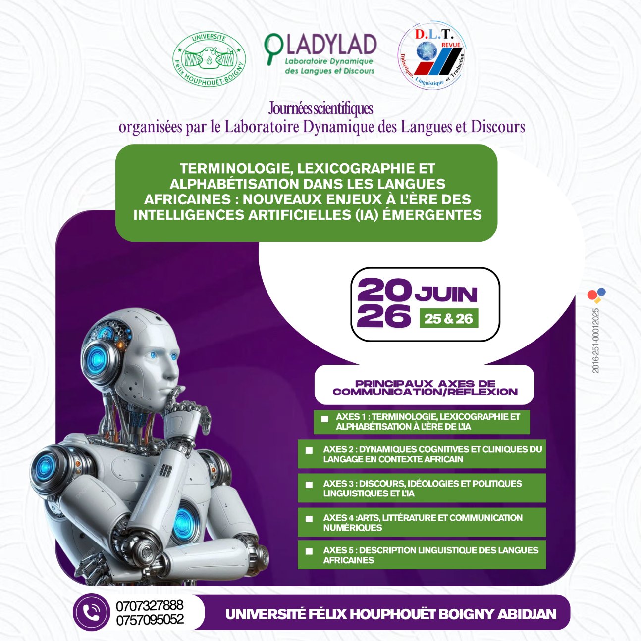Terminologie, lexicographie et alphabétisation dans les langues africaines : nouveaux enjeux à l’ère des intelligences artificielles (Abidjan, Côte d’Ivoire)