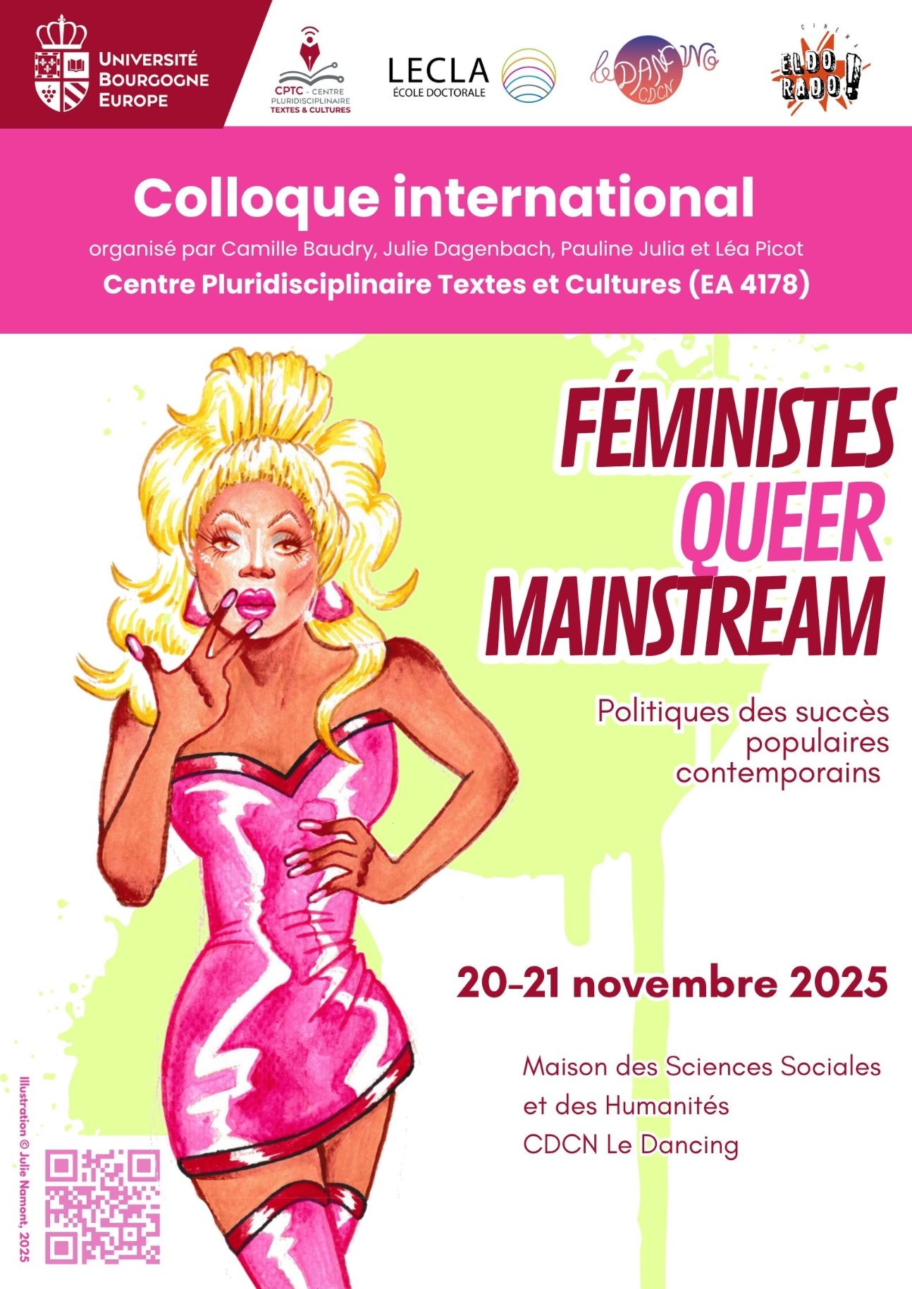 Féministes, queer, mainstream : politiques des succès populaires contemporains (Dijon)