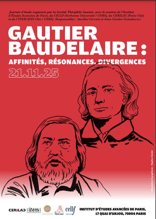 Gautier, Baudelaire : affinités, résonances, divergences (Paris)