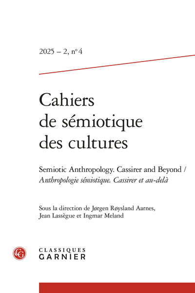 Cahiers de sémiotique des cultures, 2025 – 2, n° 4 :