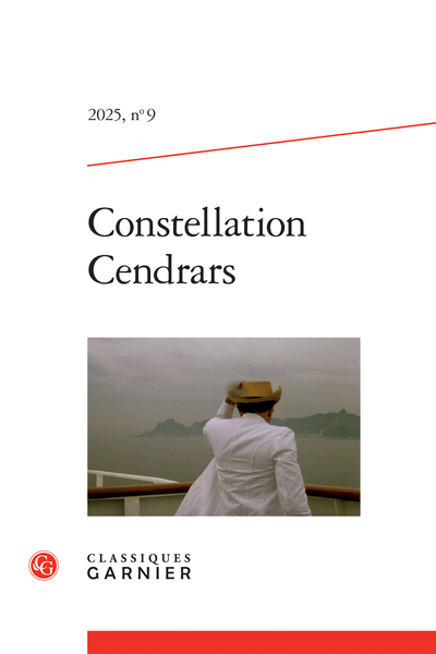 Constellation Cendrars n° 9, 2025: