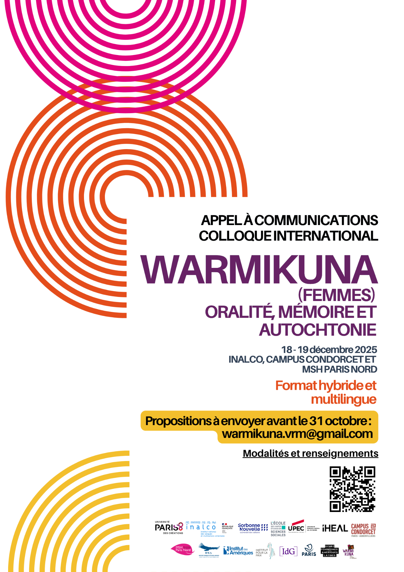 Warmikuna (femmes) - oralité, mémoire et autochtonie