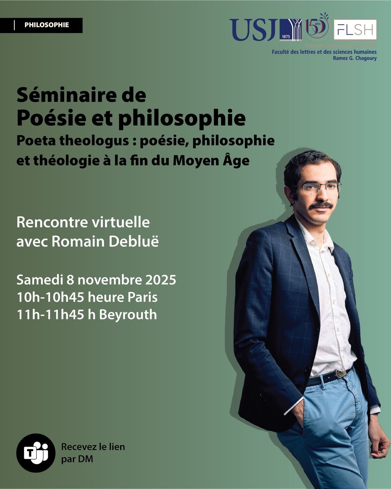 Poeta theologus : poésie, philosophie et théologie à la fin du Moyen Âge (en ligne)