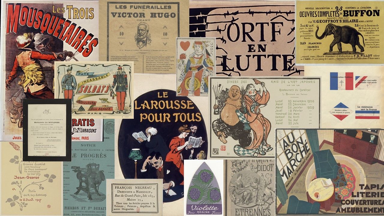 Documenter le quotidien : enjeux et spécificités des fonds d'éphémères (BnF, Paris)