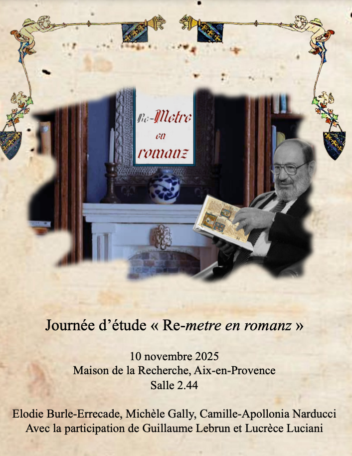Re-metre en romanz (Maison de la Recherche, Université Aix-Marseille)
