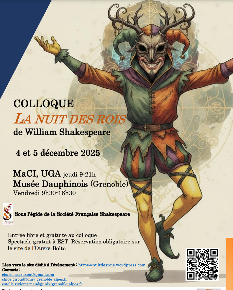 Immersion dans La Nuit des rois de William Shakespeare (Grenoble)