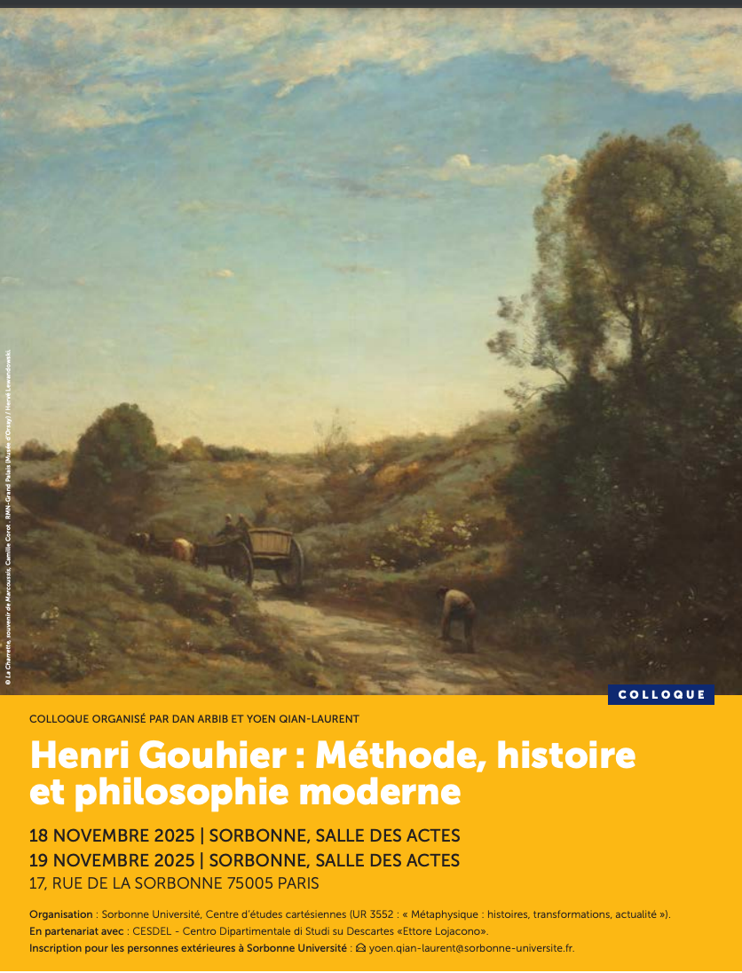 Henri Gouhier. Méthode, histoire et philosophie moderne (Sorbonne)