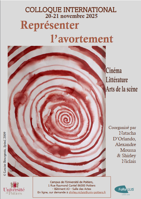 Représenter l'avortement (littérature, cinéma, arts de la scène) (Université de Poitiers)