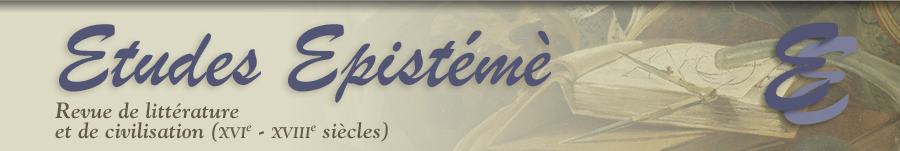 Études Épistémè. Revue de littérature et de civilisation (XVIe-XVIIIe s.), n° 47, 2025 : 