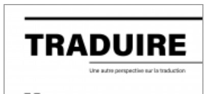 De la mer à la montagne, traduire la nature (revue Traduire)