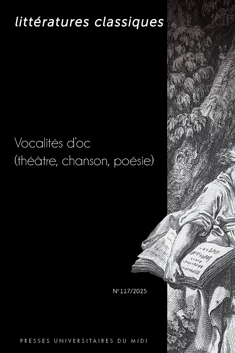 Littératures Classiques, n° 117 : 