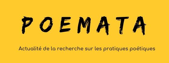Poésie et savoirs. Doctoriales de l'association Poemata (Paris Nanterre)