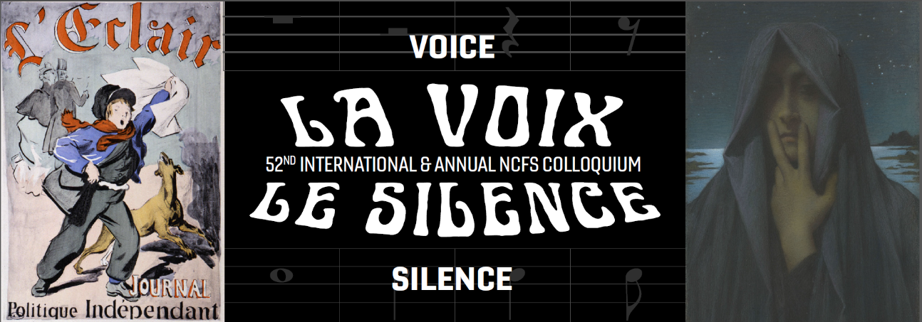 52nd annual Nineteenth-Century French Studies Colloquium - 2026 : Voice / Silence, La voix / Le silence (Roanoke, Virginia, États Unis)