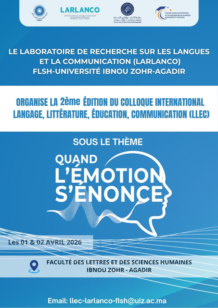 Quand l'émotion s'énonce (Agadir, Maroc)