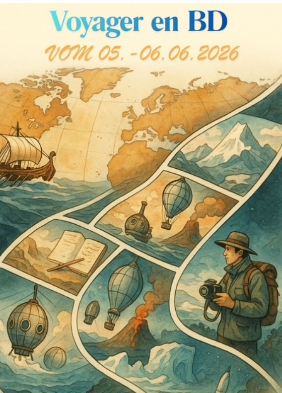 Voyager en BD. Stratégies de représentation et mises en scènes du voyage dans la bande dessinée francophone (Passau, Allemagne)