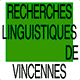 Recherches linguistiques de Vincennes34: L'Adjectif.
