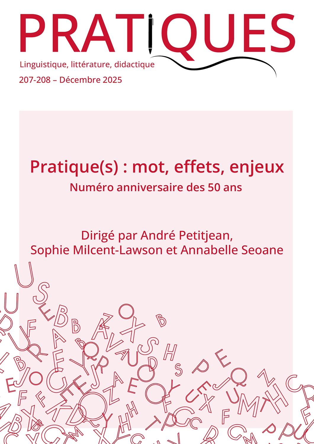 Pratiques, n° 207-208 : 