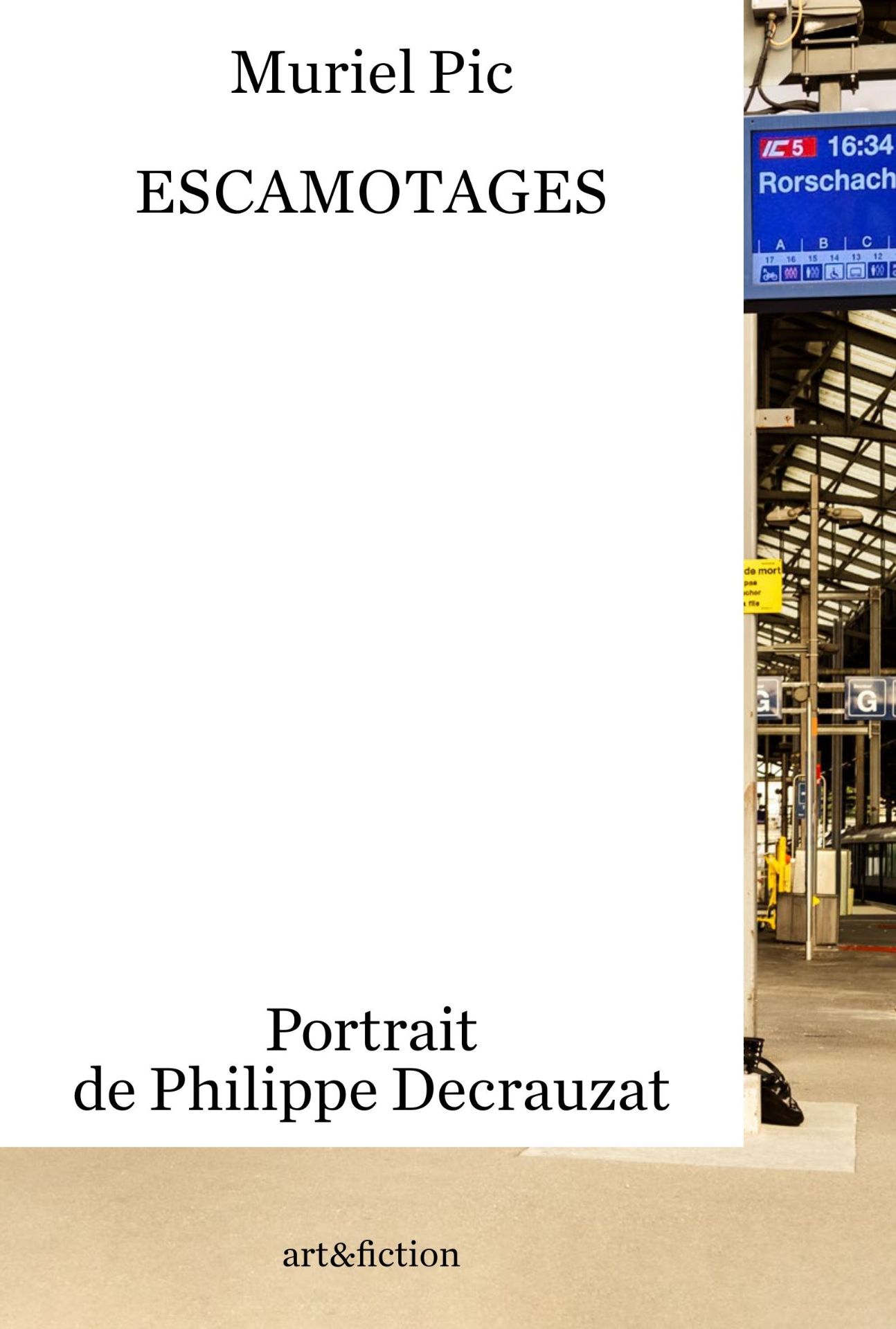 Muriel Pic, Escamotages. Portrait de Philippe Decrauzat