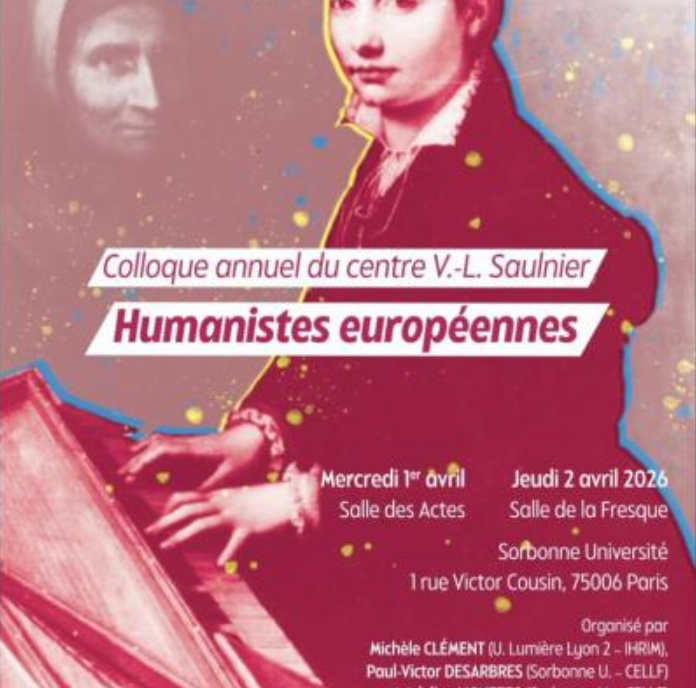 Humanistes européennes au XVIe s. (Sorbonne)