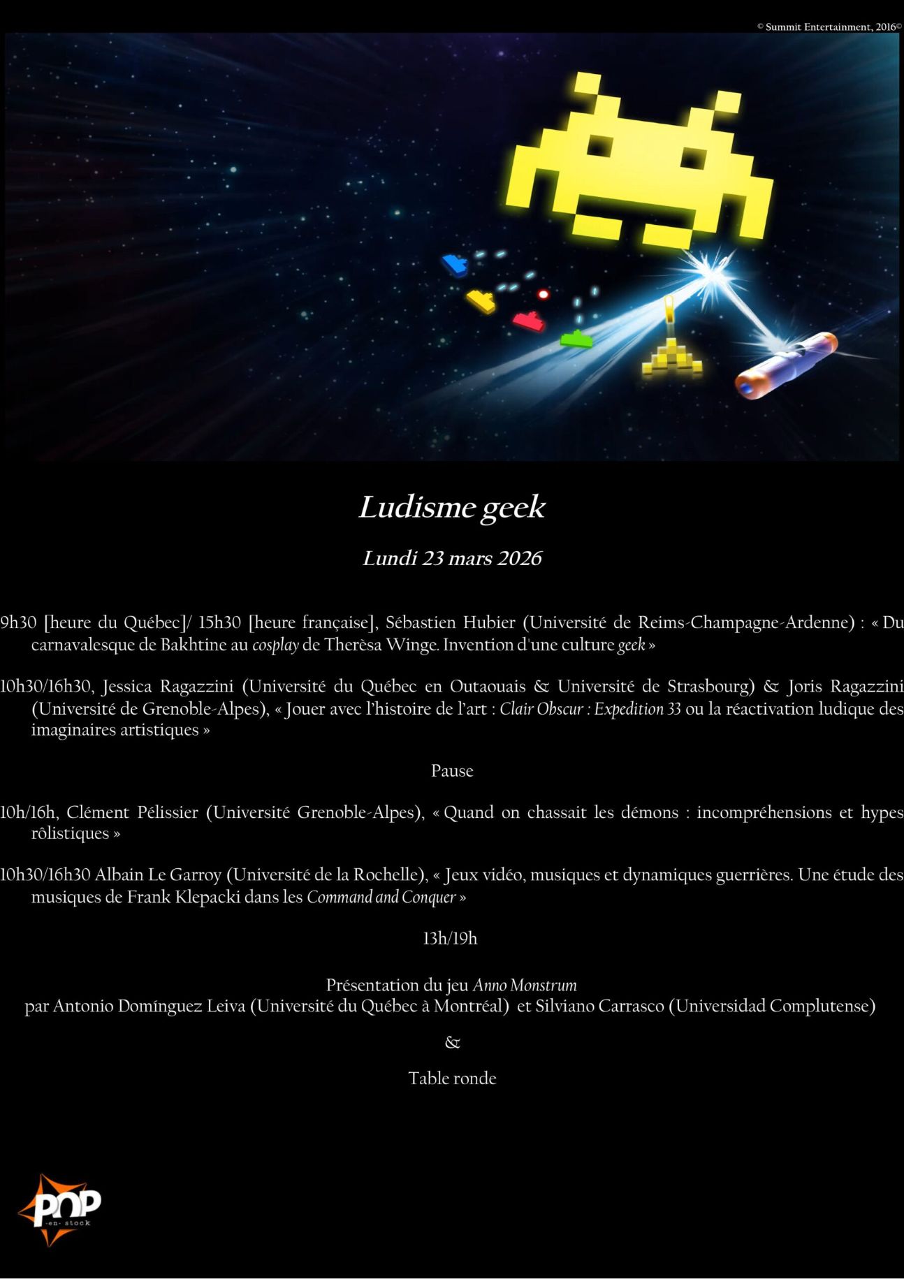 Ludisme geek (Montréal & Reims)