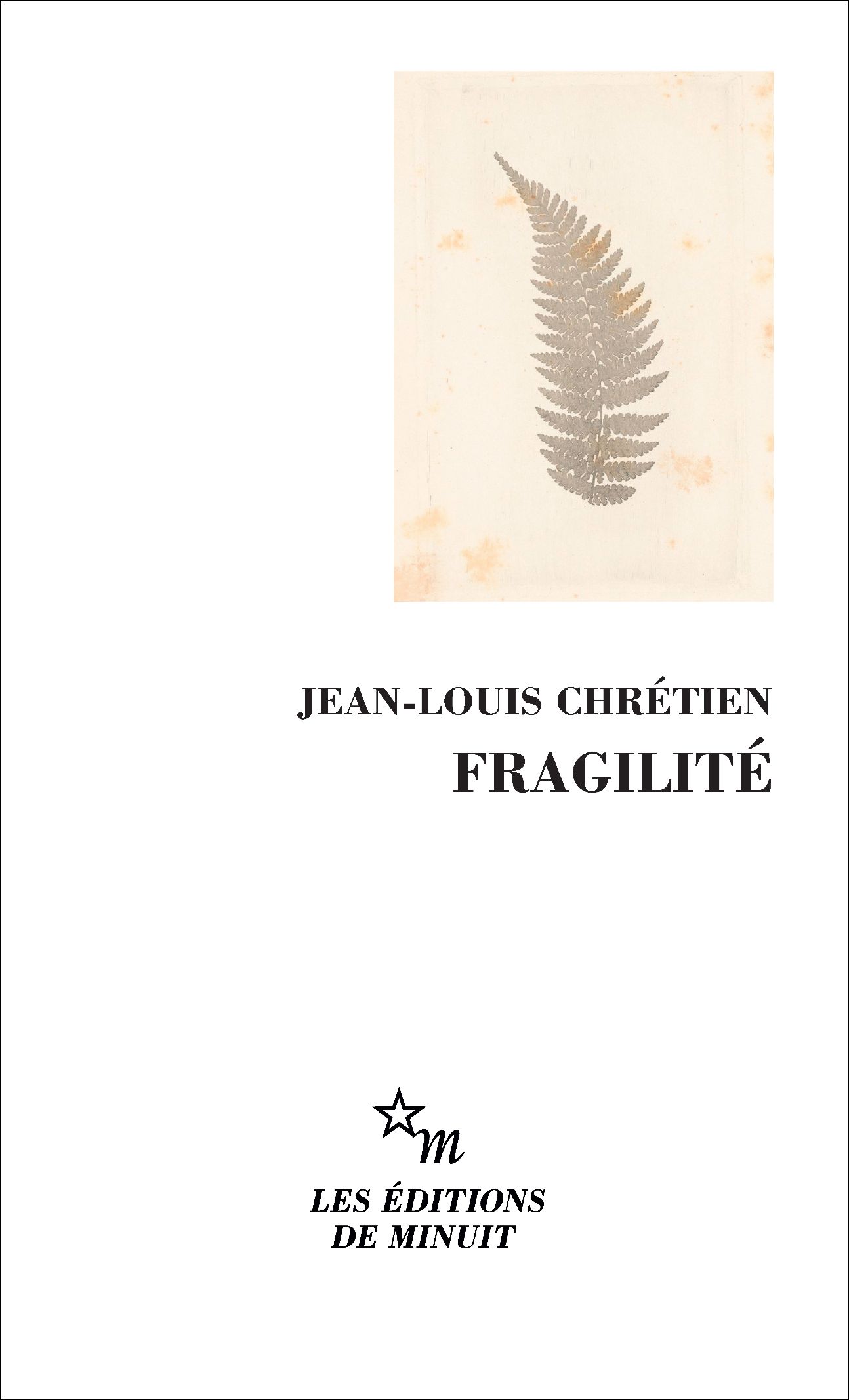 Jean-Louis Chrétien, Fragilité