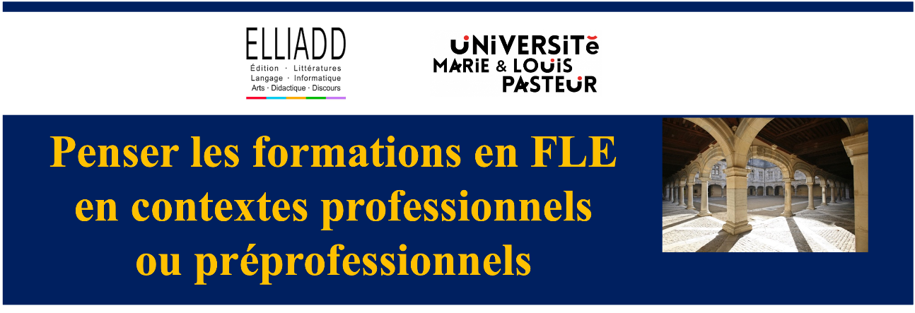 Penser les formations en FLE en contextes professionnels ou préprofessionnels