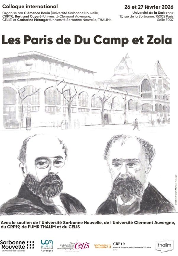 Les Paris de Maxime Du Camp et d’Émile Zola (Sorbonne Université, Paris)