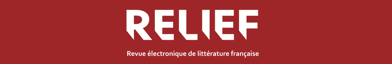 La mémoire des lieux : géographie littéraire et écopoétique (revue Relief)