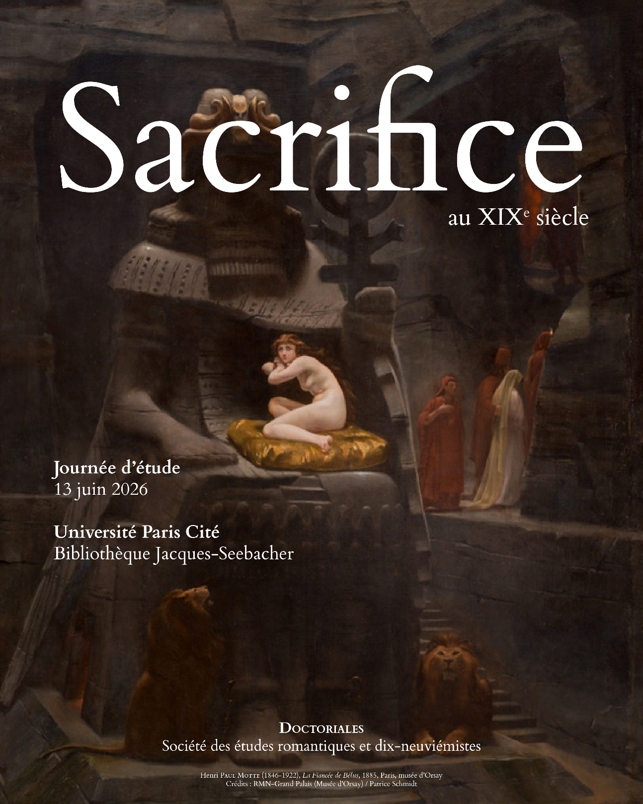 Le sacrifice au XIXe siècle (Paris)