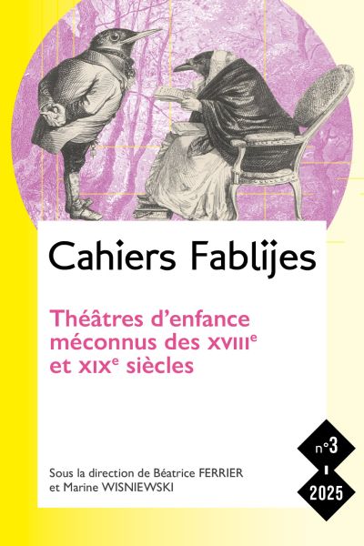Cahiers Fablijes, n° 3 | 2025 : 