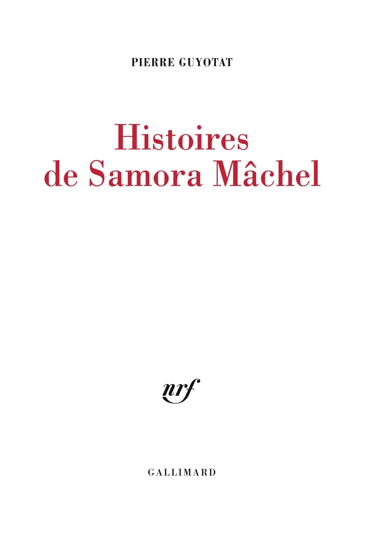 Lecture d'Histoires de Samora Mâchel de Pierre Guyotat (Lafayette Anticipations, Paris)