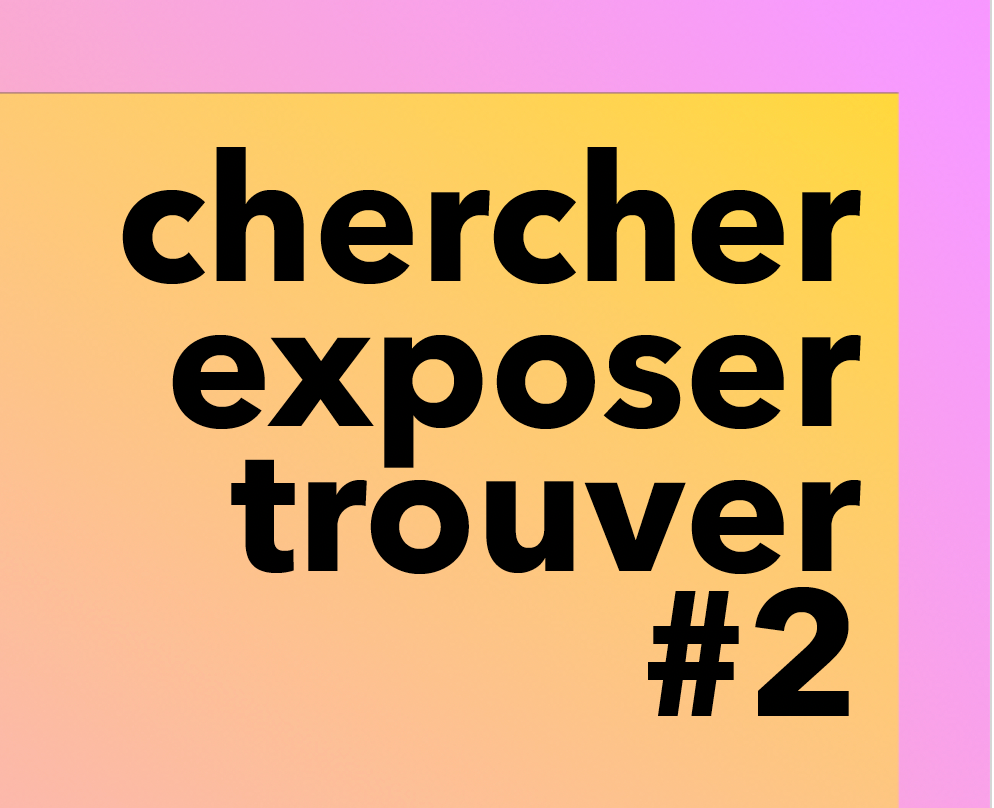 Chercher, exposer, trouver #2. Les variations de l'exposition (Liège, Belgique)