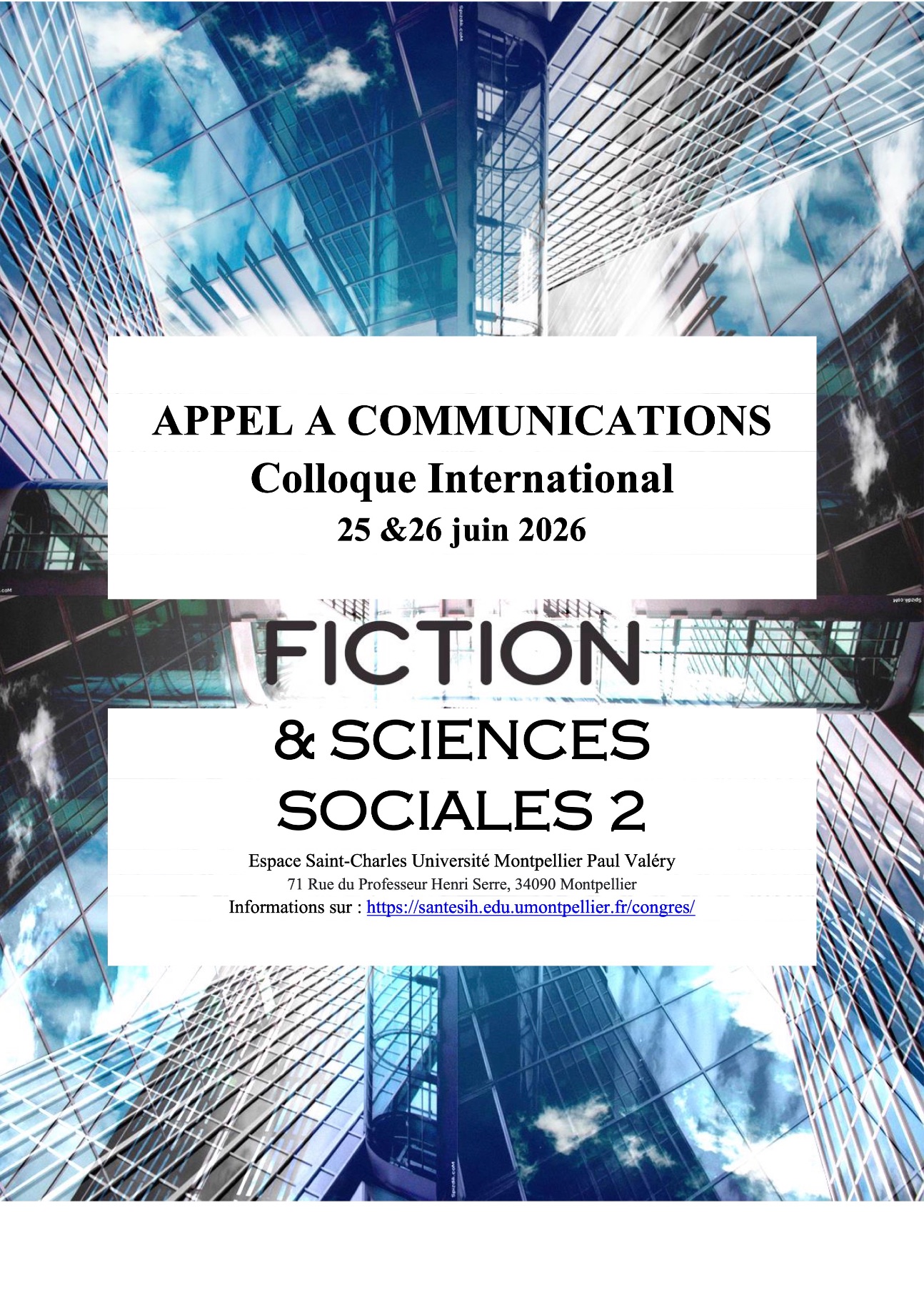 Fiction & sciences Sociales II (Montpellier)