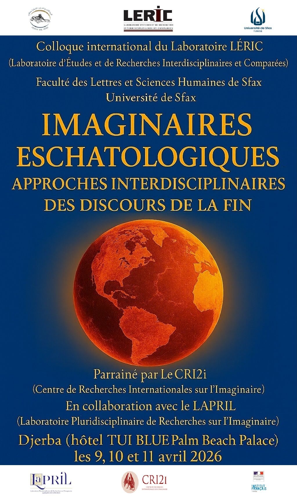 Imaginaires eschatologiques : approches interdisciplinaires des discours de la fin (Djerba, Tunisie)